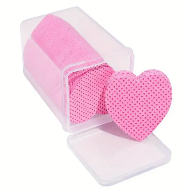 GASA DE CORAZON PARA UÑAS