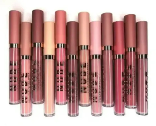 LABIALES NUDE KIT 12PCS